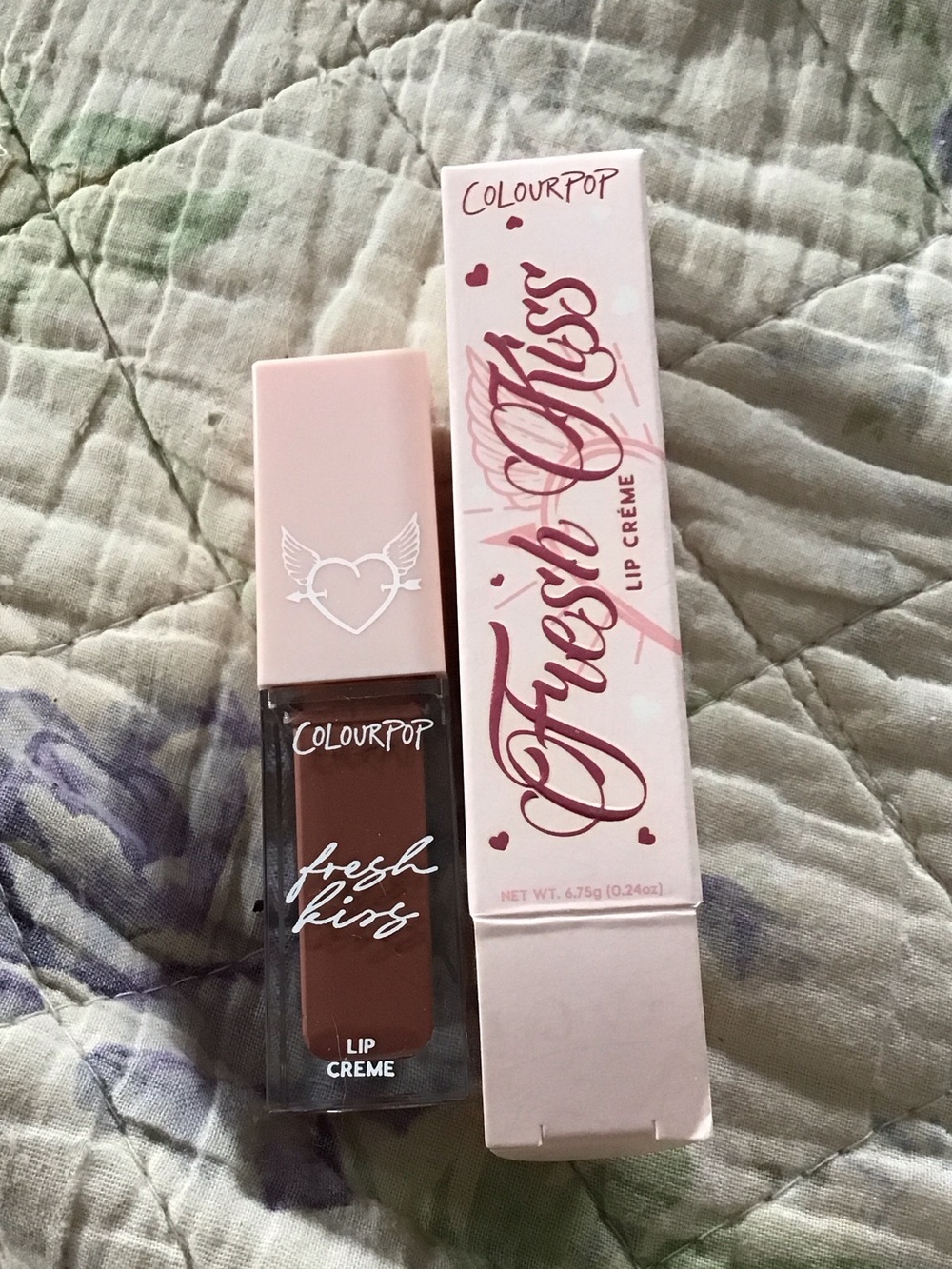 NIB New ColourPop Fresh Kiss Lip Crème - Warm Brown
